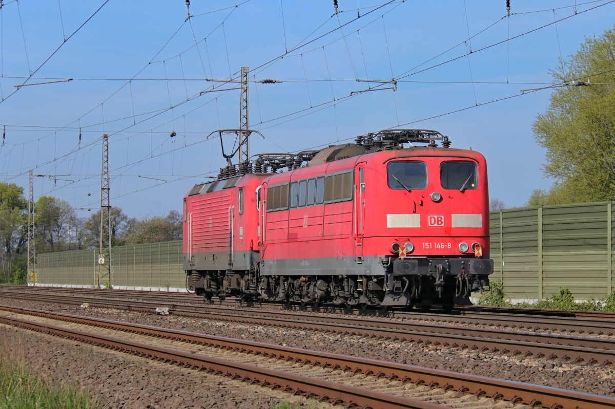 BR 151 003-1  E-Lok DB Deutsche Bundesbahn Wanduhr Wallclock 
